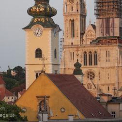 Zagreb - Bilder - Sehenswürdigkeiten - Pictures Faszinierende Reisebilder aus Zagreb der Hauptstadt von Kroatien: Kathedrale, St. Markus Platz, Oberstadt,...