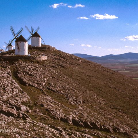 Kastilien-La Mancha 001 Die Windmuehlen des Don Quijote, Kastilien-La Mancha, Spanien, Espana, Spain