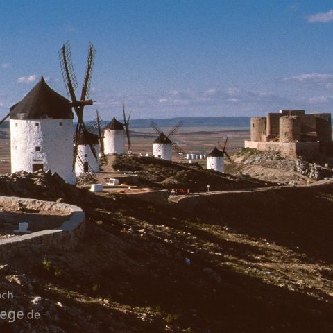 Kastilien-La Mancha 002 Die Windmuehlen des Don Quijote, Kastilien-La Mancha, Spanien, Espana, Spain