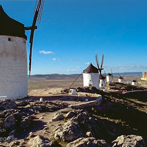 Kastilien-La Mancha 004 Die Windmuehlen des Don Quijote, Kastilien-La Mancha, Spanien, Espana, Spain